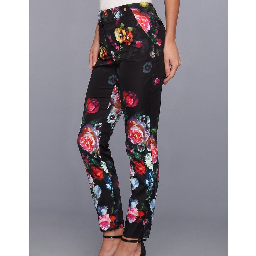 Ted Baker Floral Oil Painting Trousers